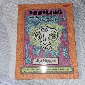 Doodling with Jim Henson book. 127 pages. Never used.